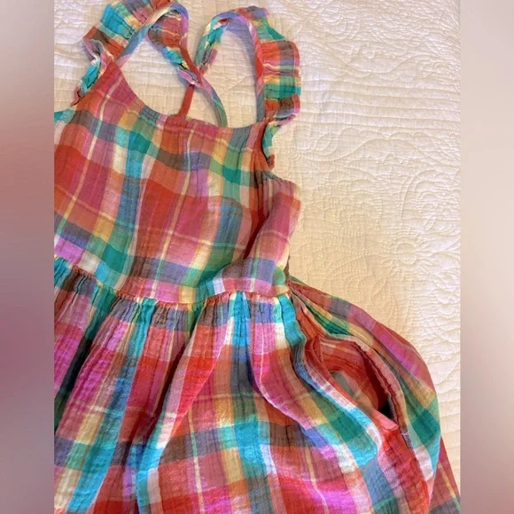 EUC Colorful Cat and Jack girls Easter dress - size 10-12 Large - Picture 11 of 12